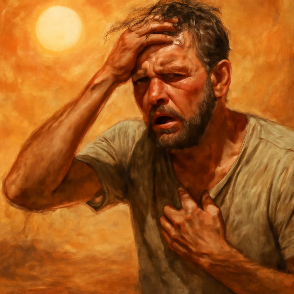 Hyperthermia illustration